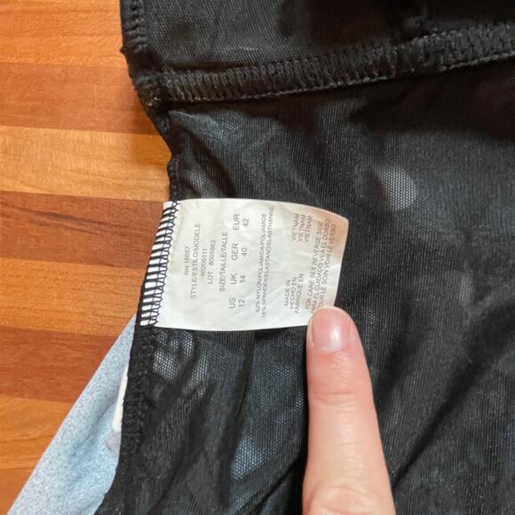 Swim solutions polka dot tankini, Black/white 12 - Picture 3 of 7